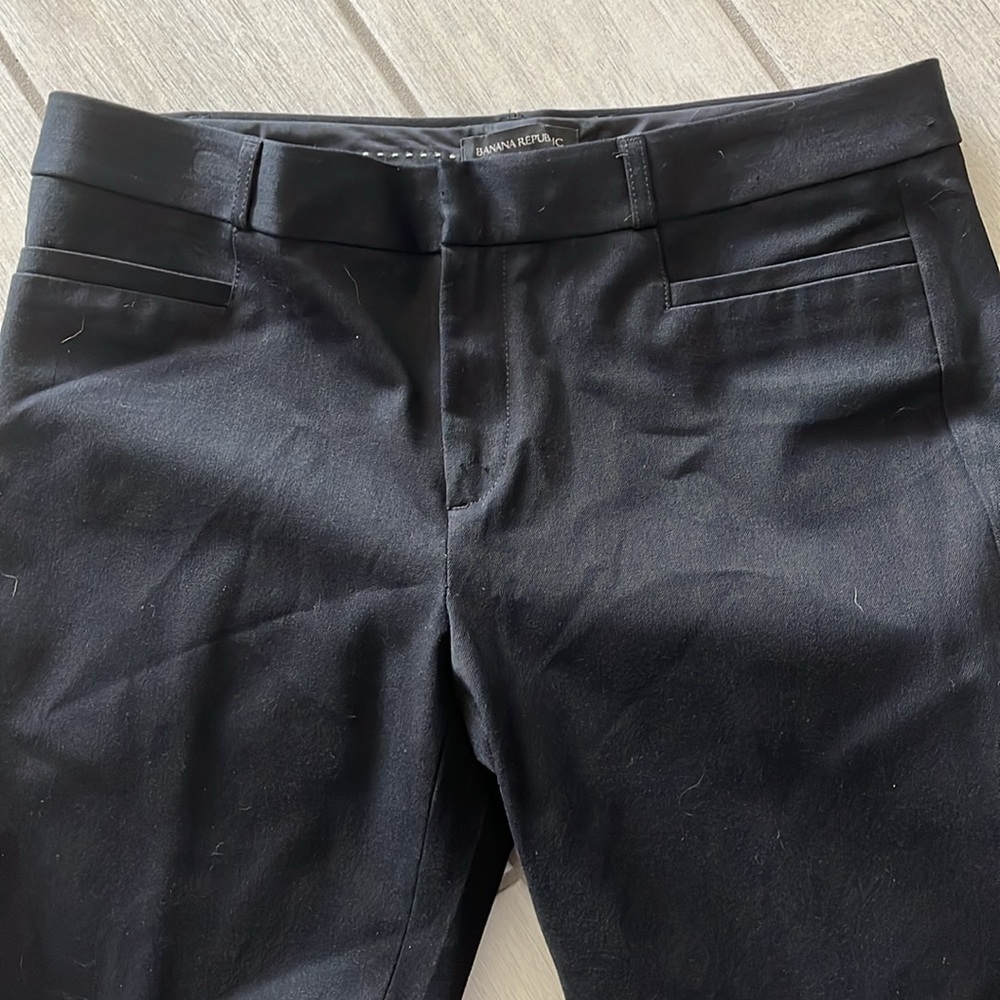 🌻Banana Republic Black Dress Pant! Size 10. Rayon, Cotton and Spandex💃🏻🌻 - Picture 2 of 5